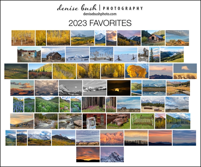 You are invited to this 2023 farewell tour by wandering through this curated collection of Colorado landscapes.