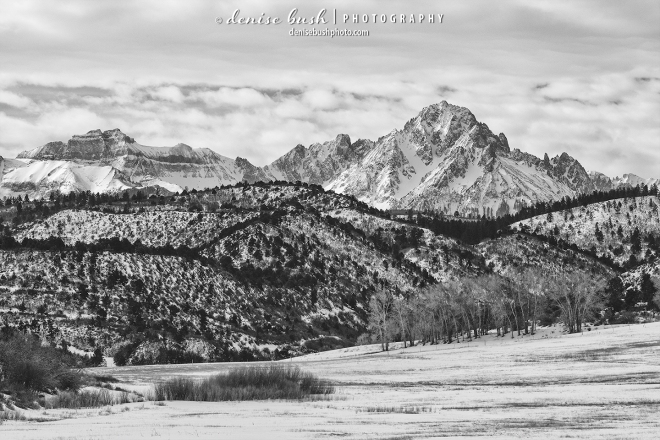 A view of Mount Sneffels is especially beautiful in winter!